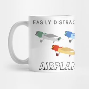 Easily Distracted by Airplanes Mug